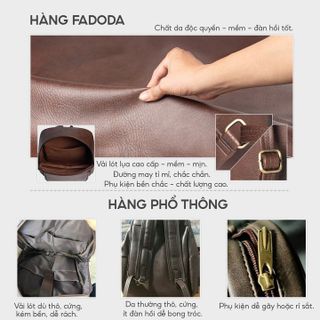 BALO DA CÔNG SỞ UNISEX CỠ LỚN FBA21 - FADODA