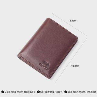 VÍ DA BÒ DÁNG ĐỨNG MINI THỜI TRANG VN038