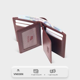VÍ DA BÒ DÁNG ĐỨNG MINI THỜI TRANG VN038