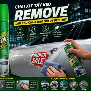CHAI XỊT TẨY KEO REMOVE 450ML (T24)