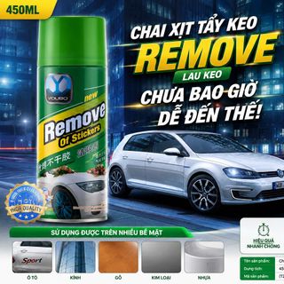 CHAI XỊT TẨY KEO REMOVE 450ML (T24)