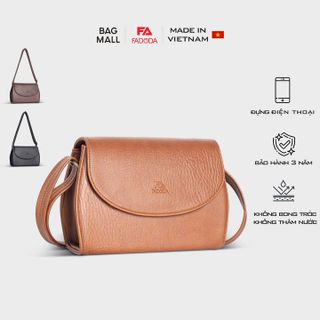 TÚI ĐEO CHÉO NỮ NẮP GẬP DÁNG BẦU FADODA FN21