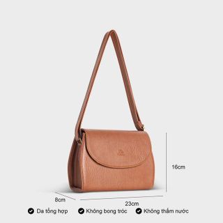 TÚI ĐEO CHÉO NỮ NẮP GẬP DÁNG BẦU FADODA FN21