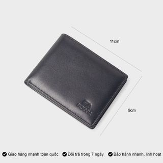 VÍ DA BÒ MINI NHIỀU NGĂN DÁNG NGANG FADODA VN039