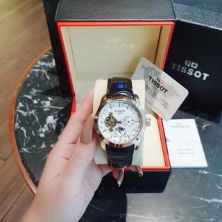 SALE ĐỒNG HỒ NAM TRUNG CẤP TISOC DÂY DA LỘ ĐÁY CƠ