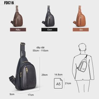 TÚI BAO TỬ ĐEO CHÉO THỜI TRANG FADODA FDC16