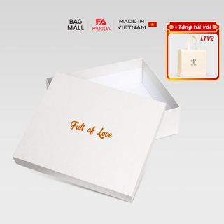 HỘP QUÀ BASIC HIỆN ĐẠI FADODA H30 MÀU TRẮNG