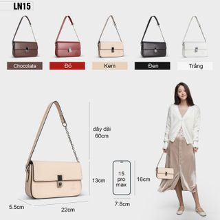 BỘ QUÀ TẶNG TÚI XÁCH NỮ THỜI TRANG PETLA LN15 + HỘP ĐỰNG VÀ TÚI VẢI