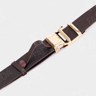 THẮT LƯNG DA CÁ SẤU FCB03GN PHẦN GÙ DÂY LIỀN BẢN RỘNG 4 CM-FADODA