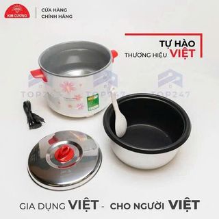 NỒI CƠM ĐIỆN KIM CƯƠNG NẮP RỜI CHỐNG DÍNH 2,2L (T6)