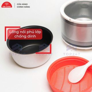 NỒI CƠM ĐIỆN KIM CƯƠNG NẮP GÀI CHỐNG DÍNH 1,2 Lít (T6)