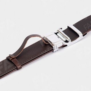 THẮT LƯNG DA CÁ SẤU THẬT  FCB02BN BẢN NHỎ 3.5CM LÀM TỪ DA BỤNG CÁ SẤU MÀU NÂU - FADODA