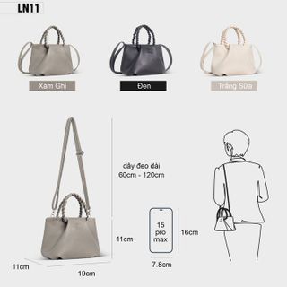 TÚI ĐEO CHÉO NỮ MINI CẦM TAY PETLA LN11