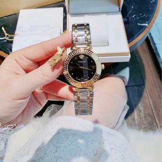 ĐỒNG HỒ NỮ CAO CẤP VERXACE DÂY THÉP MẶT XÀ CỪ
