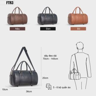 TÚI TRỐNG DU LỊCH CỠ TRUNG FADODA FTR3