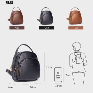 BALO DA NỮ MINI HÀN QUỐC  FBA8 - FADODA