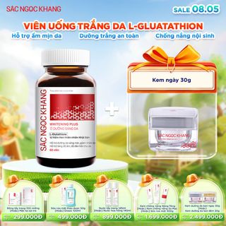 Viên Uống Dưỡng Trắng Vượt Trội Whitening Plus [Hộp 60 viên] TẶNG QUÀ