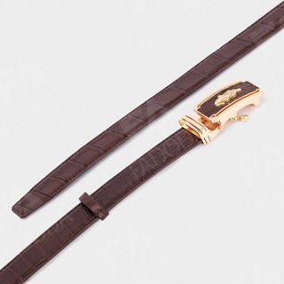 THẮT LƯNG DA CÁ SẤU FA DO DA FCB01BN DÂY LIỀN BẢN RỘNG 3.5 CM