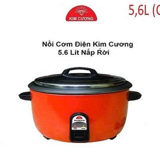 NỒI CƠM ĐIỆN KIM CƯƠNG NẮP RỜI CHỐNG DÍNH 5,6L