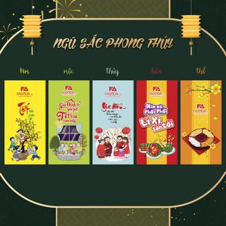 BAO LÌ XÌ TẾT LÀM TỪ GIẤY CÁN MÀN BÓNG ĐẶC BIỆT FADODA FLX1