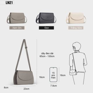TÚI ĐEO CHÉO NỮ DỰ TIỆC DẠNG HỘP PETLA LN21