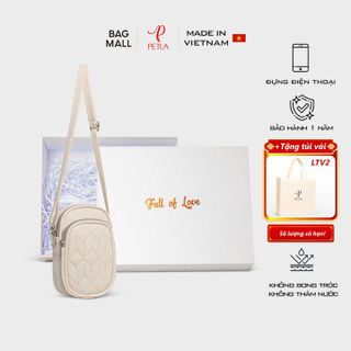 TÚI ĐEO CHÉO ĐỰNG ĐIỆN THOẠI NỮ MINI DÁNG ĐỨNG PETLA LN37