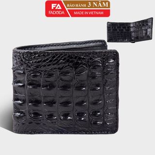 VÍ NAM DA CÁ SẤU HAI MẶT SP-FCW04L VÙNG DA LƯNG CÁ SẤU - FADODA