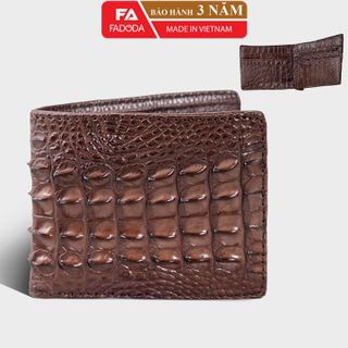 VÍ NAM DA CÁ SẤU HAI MẶT SP-FCW04L VÙNG DA LƯNG CÁ SẤU - FADODA