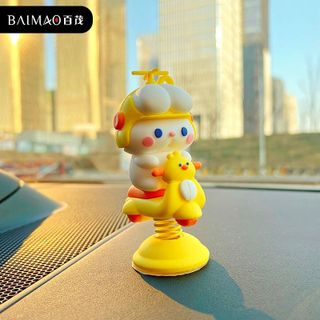 (BÁN SỈ) Phụ Kiện Trang Trí Thú Nhún Lò Xo Trang Trí Ô Tô & Xe Máy – Gắn Taplo, Mũ Bảo Hiểm – Dễ Thương Nhiều Mẫu
