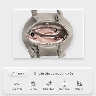 TÚI XÁCH NỮ MINI CẦM TAY KÈM DÂY ĐEO CHÉO PETLA LN03