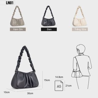 TÚI XÁCH NỮ THỜI TRANG KẸP NÁCH PETLA LN01