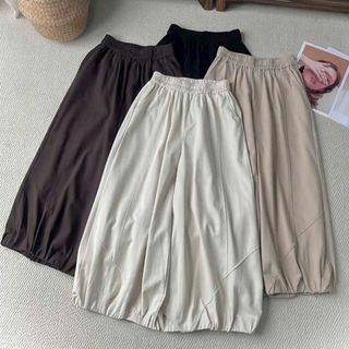 Quần Kaki Ống Thùng Lai Có Thun - Chất Co Giãn Cao Cấp