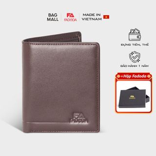 VÍ DA BÒ DÁNG ĐỨNG TRẺ TRUNG ĐƠN GIẢN IN VÂN FADODA VN045