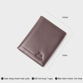 VÍ DA BÒ DÁNG ĐỨNG TRẺ TRUNG ĐƠN GIẢN IN VÂN FADODA VN045