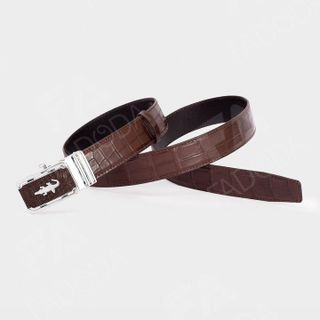 THẮT LƯNG NAM DA CÁ SẤU SP-FCB03BN DÂY LIỀN BẢN RỘNG 4.0 CM LÀM TỪ VÙNG DA BỤNG CỦA CÁ SẤU - FADODA