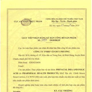 Prenatal DHA & Folic Acic