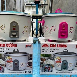 NỒI CƠM ĐIỆN KIM CƯƠNG NẮP RỜI 0,8 Lít (T12)