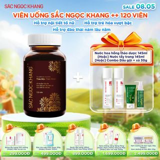 Viên Uống Sắc Ngọc Khang ++ [Hộp 120 Viên] Tặng 1 TRONG 3 QUÀ