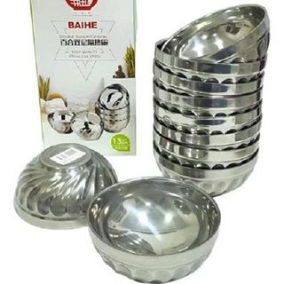CHÉN INOX XOẮN 2 LỚP CÁCH NHIỆT 18CM (T300)