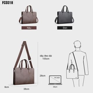 CẶP DA CÔNG SỞ THANH LỊCH FADODA FCD318