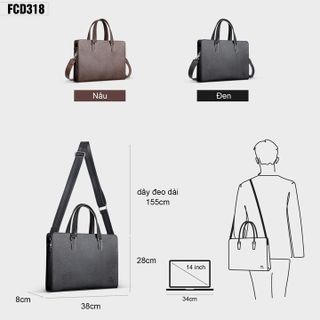 CẶP DA CÔNG SỞ THANH LỊCH FADODA FCD318