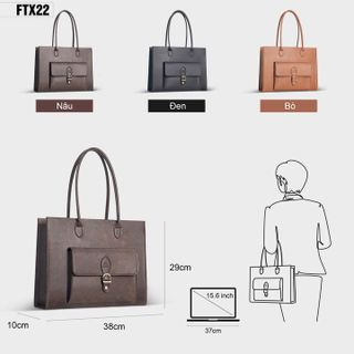 TÚI XÁCH ĐỰNG LAPTOP CÔNG SỞ NỮ FADODA FTX22