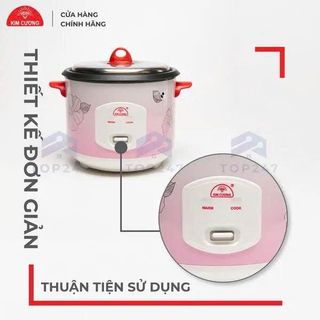 NỒI CƠM ĐIỆN KIM CƯƠNG NẮP RỜI CHỐNG DÍNH 1,5 Lít (T6)