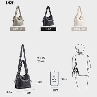 TÚI ĐEO CHÉO NỮ XÁCH TAY PETLA LN27