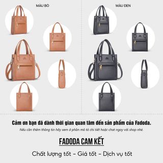 TÚI XÁCH DA NỮ MINI DÁNG ĐỨNG FADODA FTX20