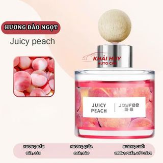 ( BÁN SỈ) Nước Hoa Ô Tô Aroma 120ml Nắp Gỗ Cao Cấp – Tinh Dầu Thơm Phòng, 4 Mùi Hoa Quả, Lưu Hương Lâu