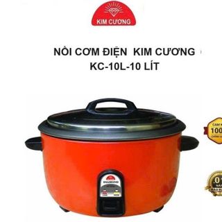 NỒI CƠM ĐIỆN KIM CƯƠNG CHỐNG DÍNH NẮP RỜI 10 Lít