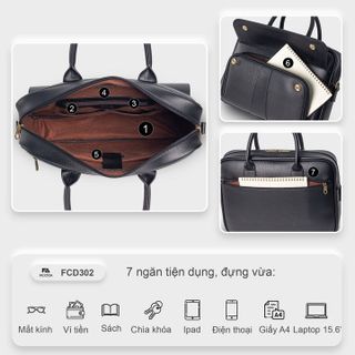 CẶP XÁCH DA CÔNG SỞ VĂN PHÒNG FCD302 - FADODA