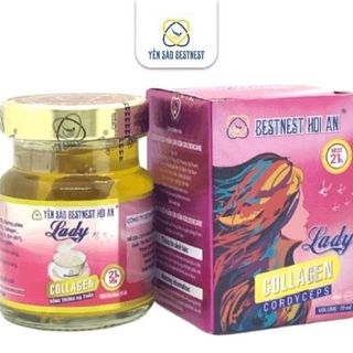 YẾN SÀO BESTNEST HỘI AN - HŨ YẾN CHƯNG SẴN LADY 21% - HŨ 70ML
