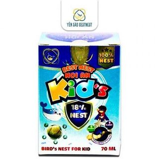 YẾN SÀO BESTNEST HỘI AN - HŨ YẾN CHƯNG SẴN KID'S 18% - HŨ 70ML